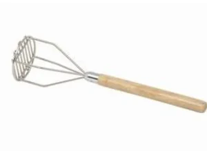 Outlet Pilon à patate de 5.5" avec manche en bois Ustensiles Et Outils De Cuisine
