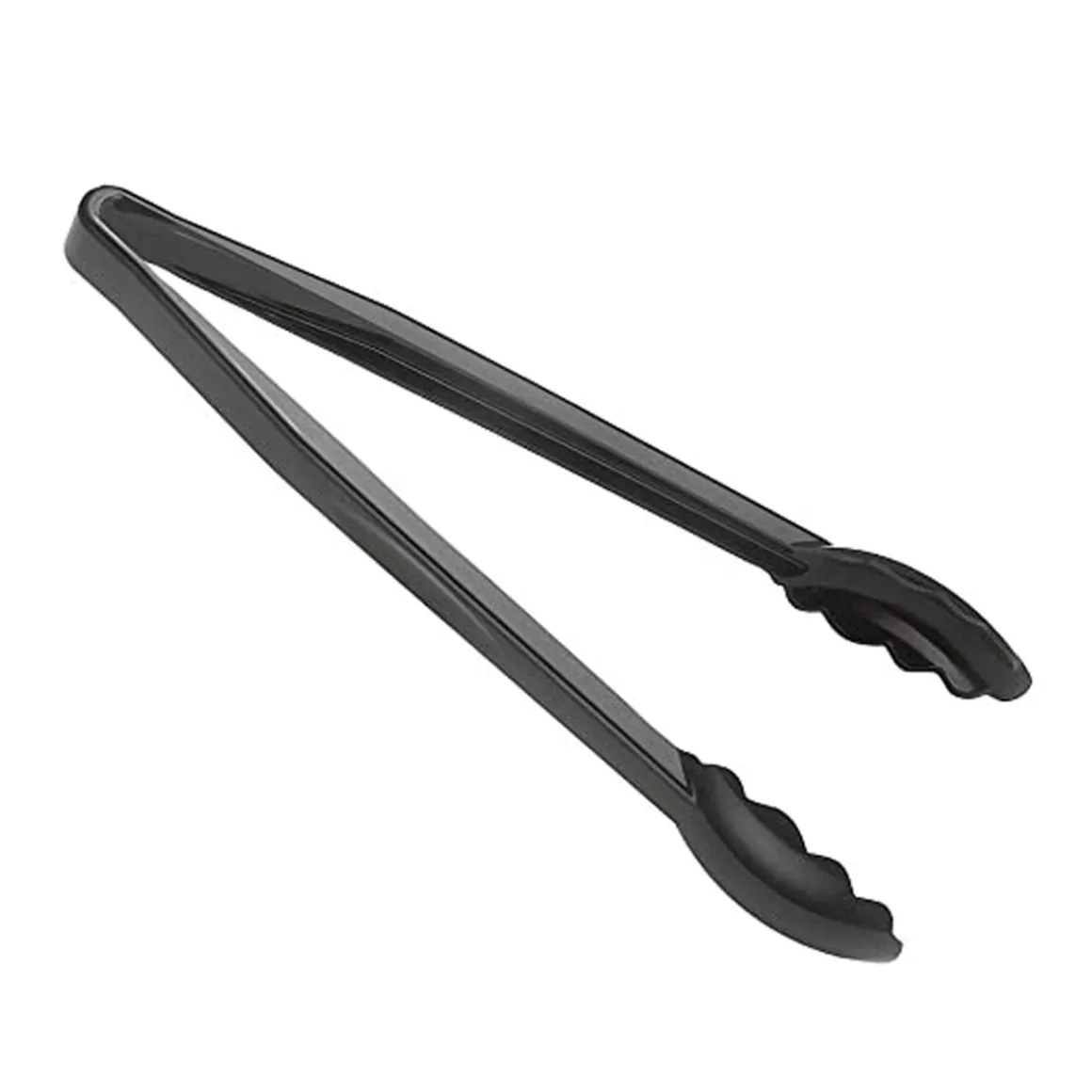 pince_de_service_dentele__0-1.webp Discount Pince de service dentelée de 12" Laguno - Noire Ustensiles Et Outils De Cuisine