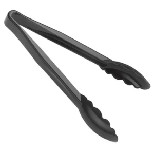 New Pince de service dentelée de 9" Lugano - Noire Ustensiles Et Outils De Cuisine