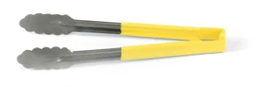 Outlet Pince utilitaire de 9.5" à embout festonné en acier inoxydable avec manche Kool-Touch Jaune Ustensiles Et Outils De Cuisine