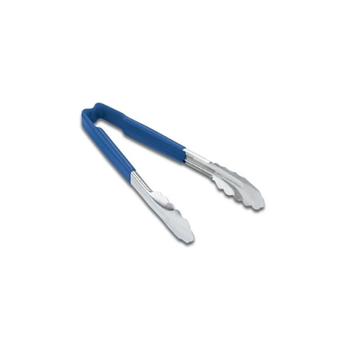 pince_utilitaire_de___emb_0-13.webp Discount Pince utilitaire de 12" à embout festonné en acier inoxydable avec manche Kool-Touch Bleu Ustensiles Et Outils De Cuisine