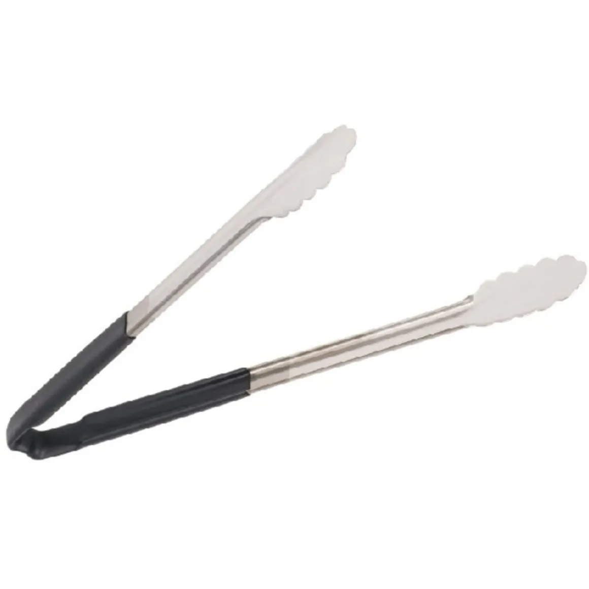 pince_utilitaire_de___emb_0-4.webp Discount Pince utilitaire de 16" à embout festonné en acier inoxydable avec manche Kool-Touch Noir Ustensiles Et Outils De Cuisine