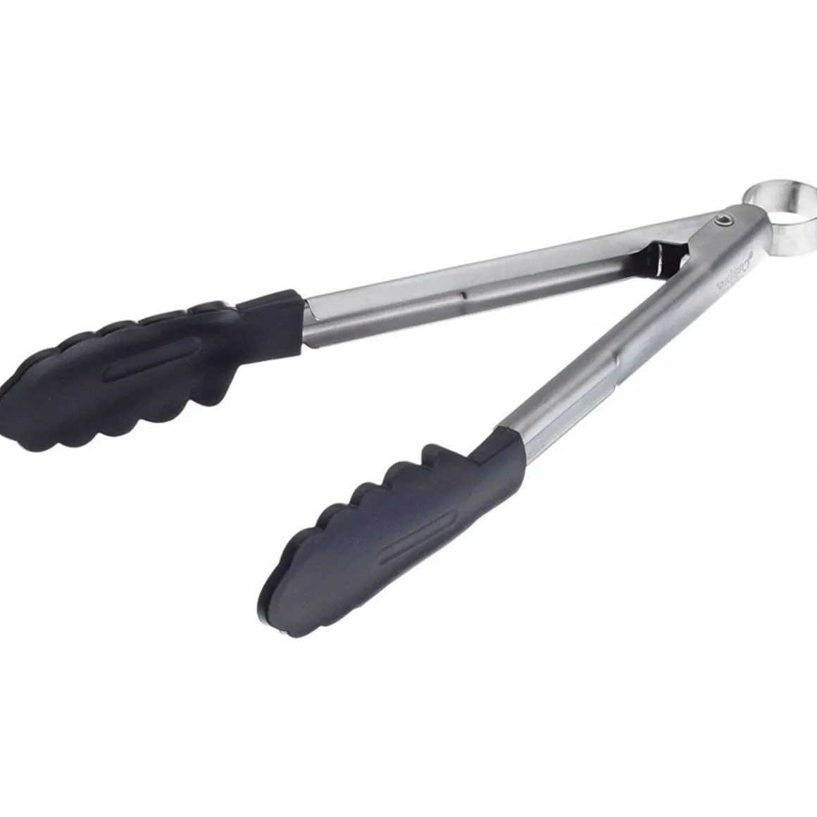 pince_utilitaire_de__en_a_0-1.webp Outlet Pince utilitaire de 9.5" en acier inoxydable avec verrou et bout en silicone Cuisipro - Noire Ustensiles Et Outils De Cuisine