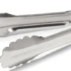 Hot Pince utilitaire robuste de 6" monopièce à embout festonné en acier inoxydable Jacob's Pride Ustensiles Et Outils De Cuisine