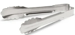 Hot Pince utilitaire robuste de 6" monopièce à embout festonné en acier inoxydable Jacob's Pride Ustensiles Et Outils De Cuisine