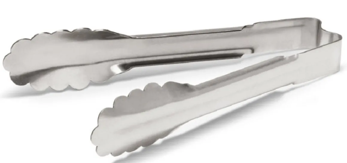 pince_utilitaire_robuste__0-1.webp Hot Pince utilitaire robuste de 6" monopièce à embout festonné en acier inoxydable Jacob's Pride Ustensiles Et Outils De Cuisine