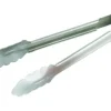 Best Pince utilitaire robuste de 9.5" monopièce à embout festonné en acier inoxydable (sans ressort) Jacob's Pride Ustensiles Et Outils De Cuisine