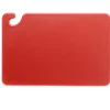 Hot Planche à découper de 12" x 18" x 0.5" Saf-T-Grip - Rouge Articles De Cuisine