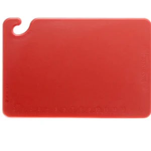 Hot Planche à découper de 12" x 18" x 0.5" Saf-T-Grip - Rouge Articles De Cuisine