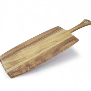 Online Planche de présentation de 20.25" x 7.75" en bois d'acacia Natural living Vaisselle