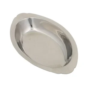 Sale Plat à gratin ovale de 20 oz en acier inoxydable Vaisselle De Service