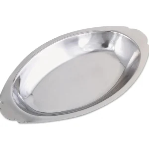 Fashion Plat à gratin ovale de 8 oz en acier inoxydable Vaisselle De Service