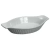 Clearance Plat à lasagne de 15 oz en céramique blanche Vaisselle De Service