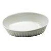 Sale Plat à pâte ovale de 9 oz en céramique blanche Vaisselle De Service