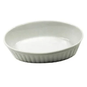 Sale Plat à pâte ovale de 9 oz en céramique blanche Vaisselle De Service