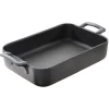 New Plat rectangulaire de 15.75 oz noir Belle Cuisine - 4 par boite Vaisselle De Service