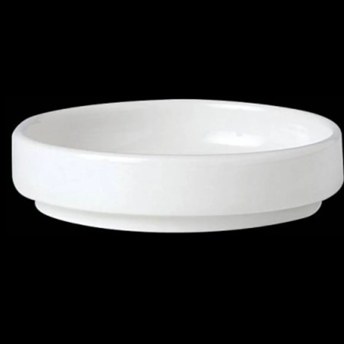plat_rond_empilable_de__s_0.webp Clearance Plat rond empilable de 4" Simplicity - 12 par boite Vaisselle De Service