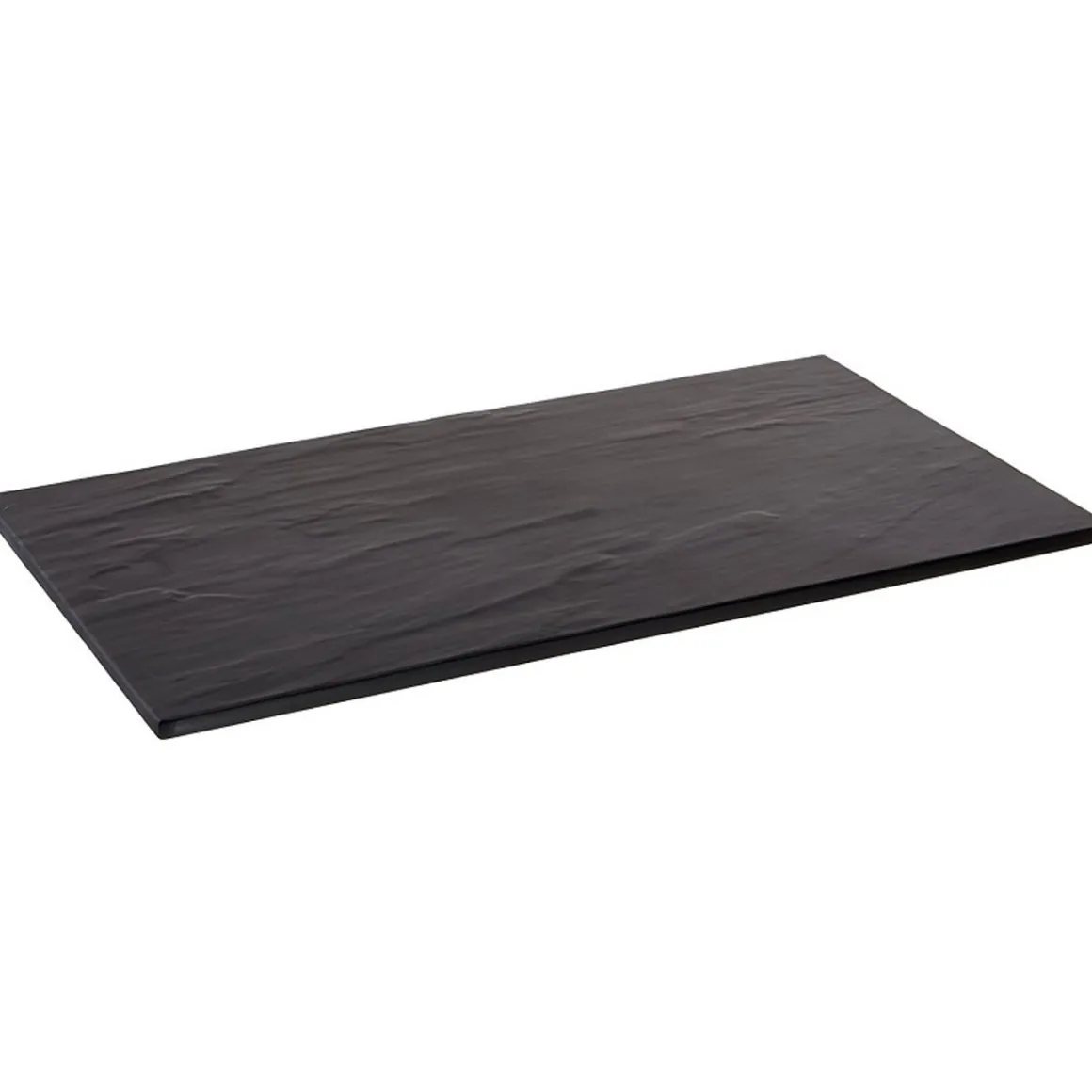 plateau_de__x__en_mlamine_0.webp Online Plateau de 14.75" x 8.25" en mélamine - Noir effet ardoise Vaisselle