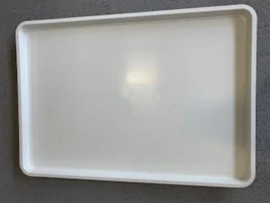 Clearance Plateau de boucherie de 18" x 26" en plastique - Blanc Articles De Service