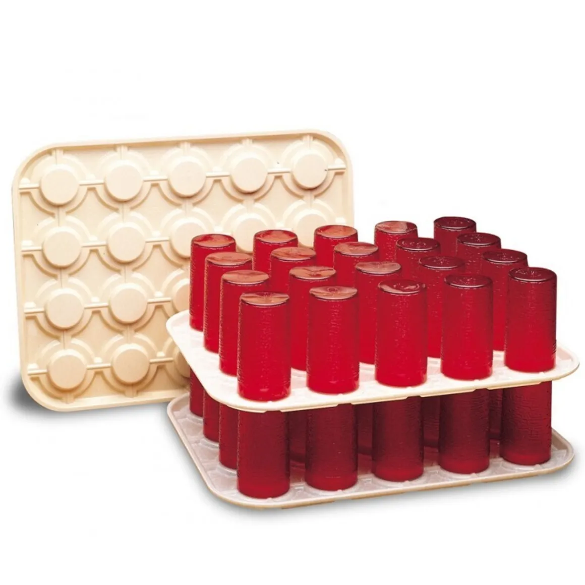 plateau_de_rangement_pour_0.webp New Plateau de rangement pour 20 verres - Beige - 12 unités par caisse Lave-vaisselles Commerciaux Et Accessoires