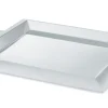 Fashion Plateau de service carré de 11.75" en acier inoxydable - 3 par boite Vaisselle