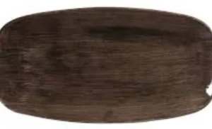 New Plateau de service de 11.75" x 6" Chef's No. 3 Stonecast Patina - Iron Black - 12 par boite Vaisselle