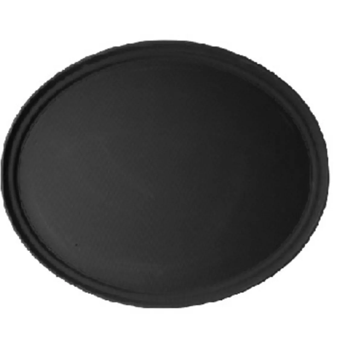 plateau_de_service_ovale__0-10.webp Outlet Plateau de service ovale antidérapant de 22" x 27" Camtread - Noir Satiné Articles De Service