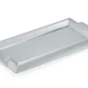Best Plateau de service rectangulaire de 18" x 10" en acier inoxydable Vaisselle