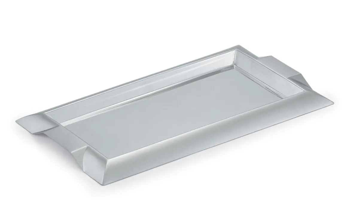plateau_de_service_rectan_0-1.webp Best Plateau de service rectangulaire de 18" x 10" en acier inoxydable Vaisselle