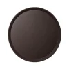 Sale Plateau de service rond antidérapant de 11" Camtread - Noir Satiné Articles De Service