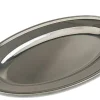Online Plateau ovale de 19.75" x 13 5/8" en acier inoxydable Vaisselle