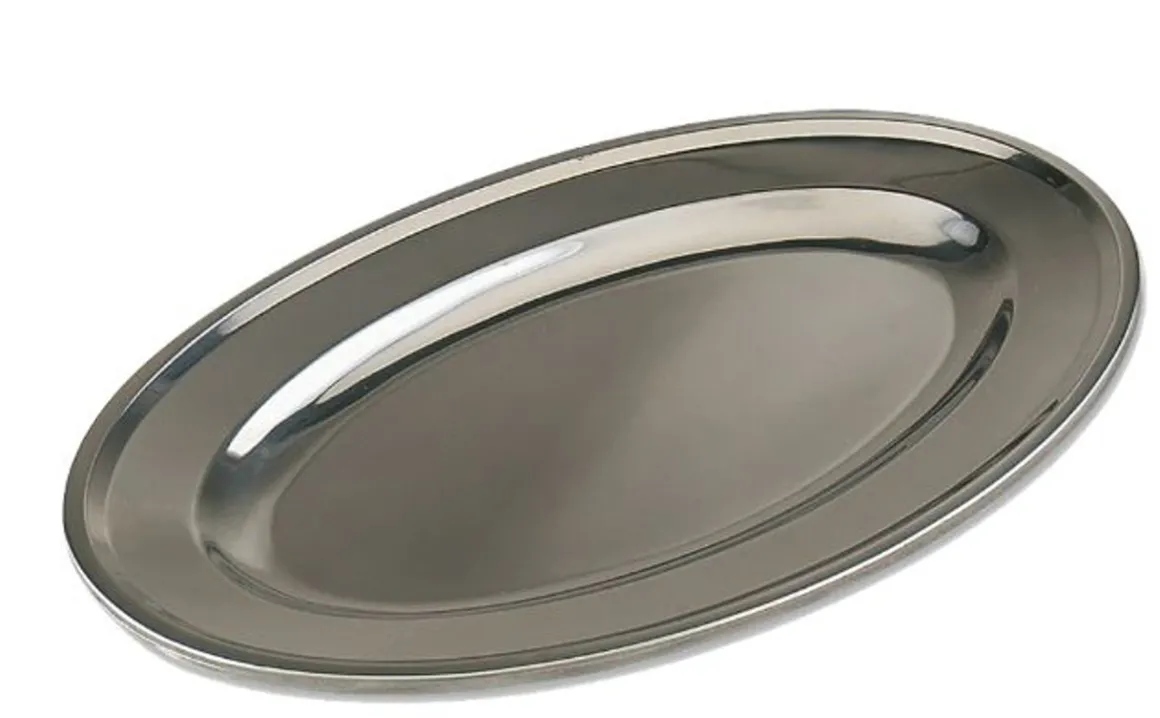 plateau_ovale_de__x___en__0-1.webp Online Plateau ovale de 19.75" x 13 5/8" en acier inoxydable Vaisselle