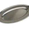 Hot Plateau ovale de 13.5" x 8.5" en acier inoxydable Vaisselle