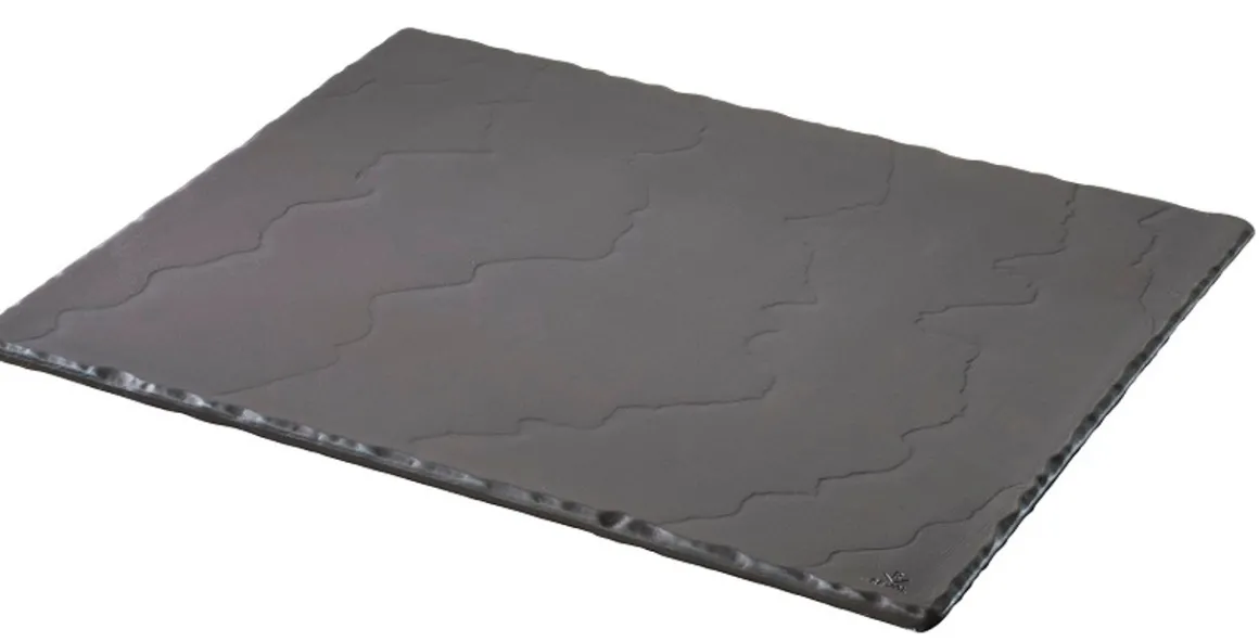 plateau_rectangulaire_de__0-22.webp Online Plateau rectangulaire de 12.75" x 10.5" Basalt - Noir - 2 par boite Vaisselle