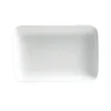 Outlet Plateau rectangulaire de 10" x 6 3/8" Square Rim - 24 par boite Vaisselle De Service