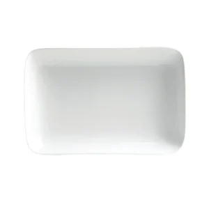 Outlet Plateau rectangulaire de 10" x 6 3/8" Square Rim - 24 par boite Vaisselle De Service