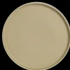 Hot Plateau rond empilable de 9" Crete par Anfora - Matte White - 12 par boite Vaisselle