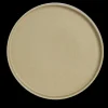 Fashion Plateau rond empilable de 7.5" Crete par Anfora - Matte White - 24 par boite Vaisselle
