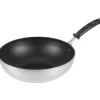 Clearance Poêle à frire antiadhésive de 11" style wok en aluminium (SteelCoat) Batterie De Cuisine