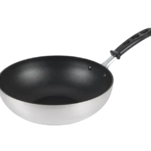 Clearance Poêle à frire antiadhésive de 11" style wok en aluminium (SteelCoat) Batterie De Cuisine