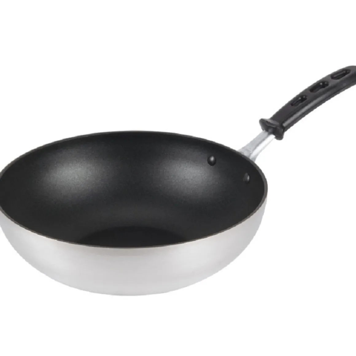pole__frire_antiadhsive_d_0-14.webp Clearance Poêle à frire antiadhésive de 11" style wok en aluminium (SteelCoat) Batterie De Cuisine