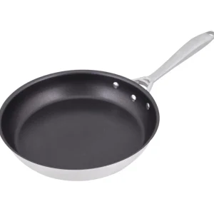 New Poêle à frire antiadhésive de 11" en acier inoxydable avec revêtement CeramiGuard II Intrigue Batterie De Cuisine
