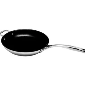 Fashion Poêle à frire antiadhésive de 12.5" en acier inoxydable Excalibur Magnum Pro Batterie De Cuisine