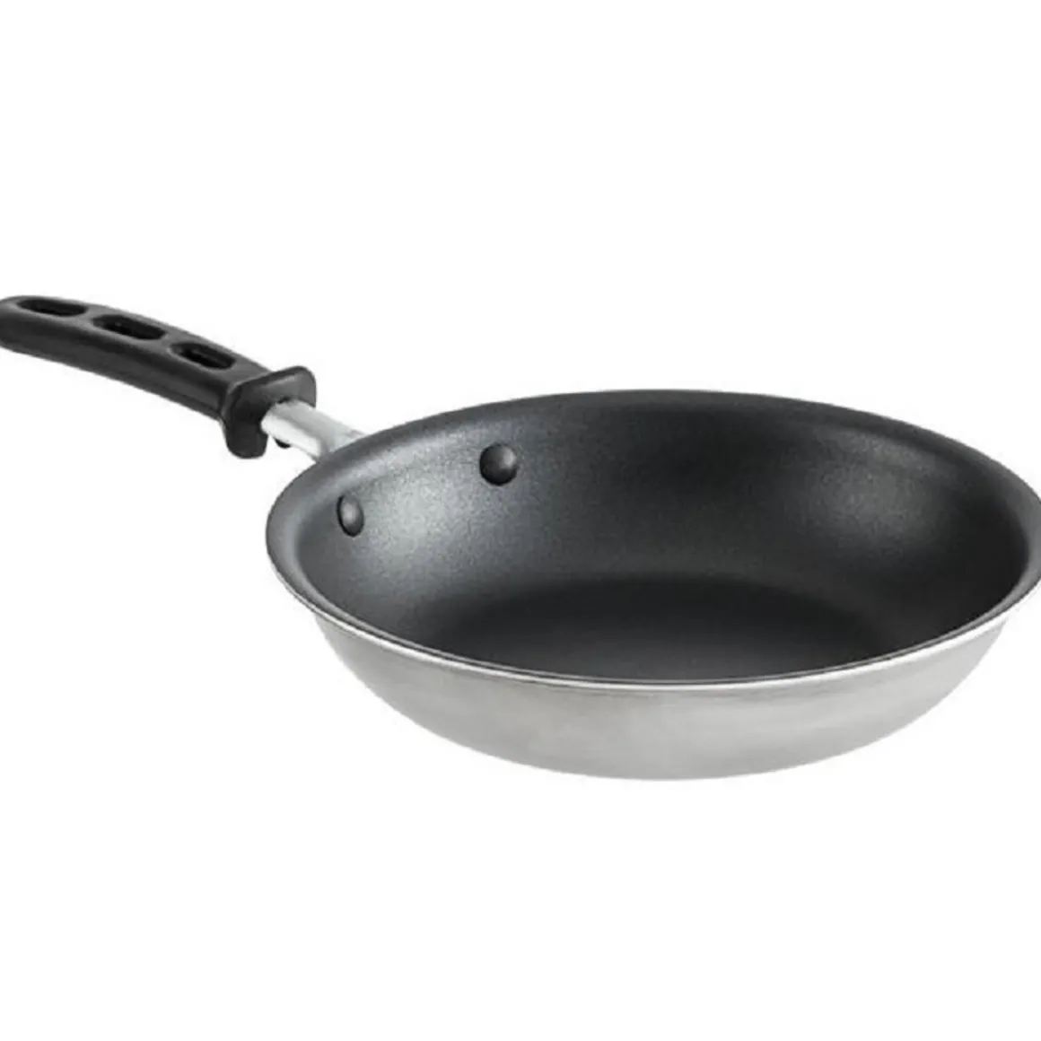 pole__frire_antiadhsive_d_0.webp Outlet Poêle à frire antiadhésive de 8" en acier inoxydable triple épaisseur avec revêtement CeramiGuard II et poignée en silicone noir Tribute Batterie De Cuisine