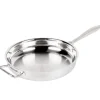 New Poêle à frire de 12.5" en acier inoxydable Intrigue Batterie De Cuisine