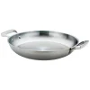Outlet Poêle à paëlla de 9.5" en acier inoxydable Thermalloy Batterie De Cuisine