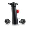 Outlet Pompe à vin avec 2 bouchons noirs Accessoires De Bar