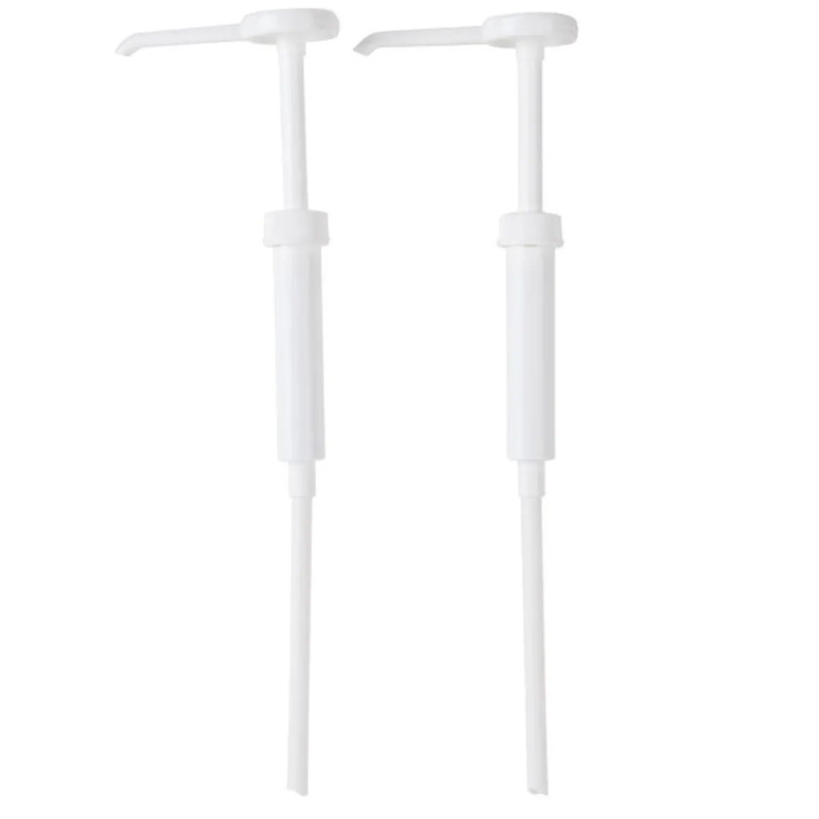 pompe_blanche_pour_dispen_0.webp Outlet Pompe blanche pour dispensateur à condiment - 2 par paquet Accessoires Et Distributeurs Pour Condiments