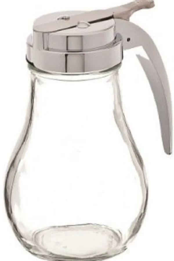 Sale Pot à sirop de 14 oz en verre Accessoires Et Distributeurs Pour Condiments