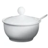 New Pot pour chili avec cuillère de 4 oz Imperial White - 48 par boite Vaisselle De Service